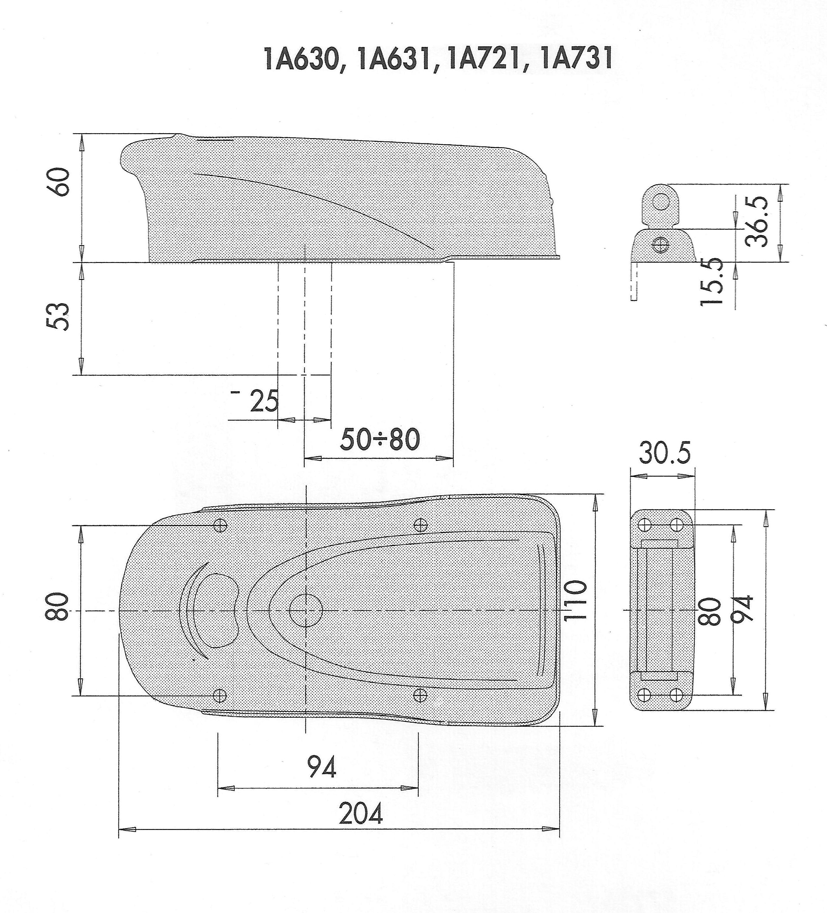 Κoυτιαστή ηλεκτρική κλειδαριά Cisa 1A731, για αυτόματο κλείδωμα και έλεγχο εισόδου σε καγκελόπορτες